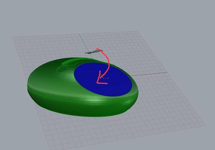直接定位到这个面